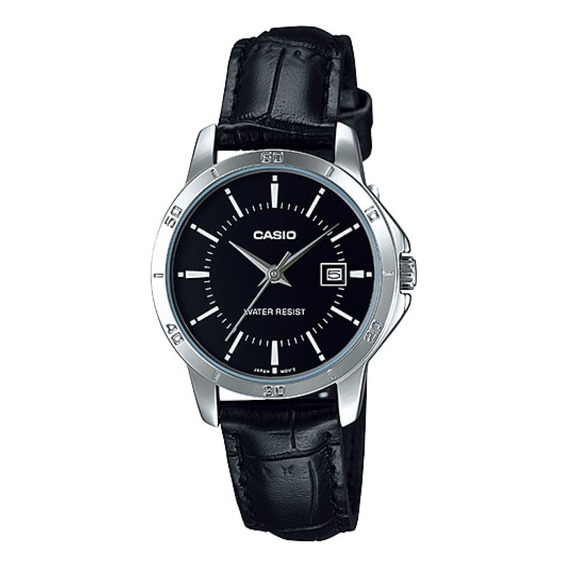 Reloj Para Mujer Casio Casio Ltp-v004l-1audf Negro