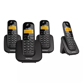 Telefone Sem Fio Ts3113 Base + 3 Ramais Dect Intelbras 6.0