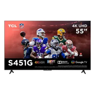 Smart Tv 55” TCL 55S451G Pantalla 55" 4K Led