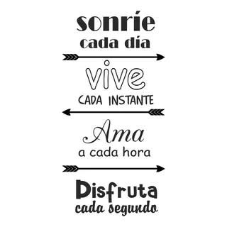 Vinilo Decorativo Pared Frases