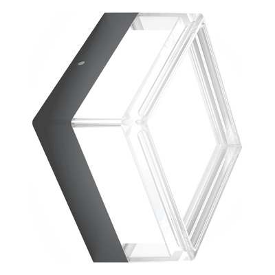 Aplique Exterior Pared Led West Negro Cct 10w Diseño Lk Negro