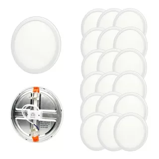 Lámpara Plafón Led De Techo Megaluz S09w18ib 85v/265v