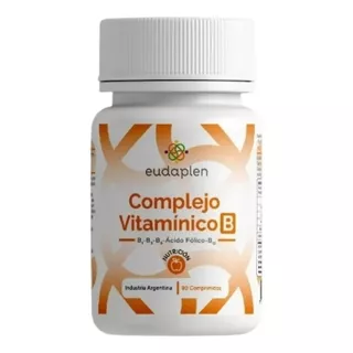 Vitamina B 1 + B 3 + B 6  Y B 12  Apto Vegano X 90 Tabletas