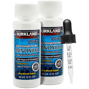 Minoxidil Kirkland 5% Solución Tópica 2 Meses De Tratamiento Para La Regenera De Folículos Para La Regeneración Del Cabello Formulado Para Los Hombres Aumenta La Circulación De Sangre Al Folículo