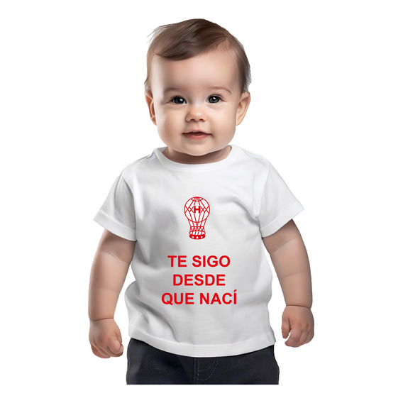 Remera Bebé Recién Nacido El Regalo Perfecto Huracán