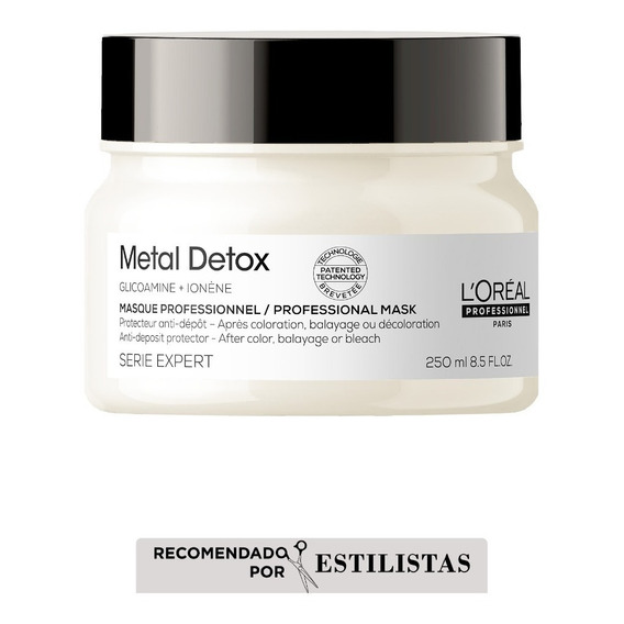 Máscara Cabello Dañado Metal Detox 250ml Loréal Professionnel