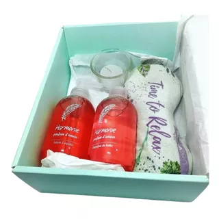 Set Aroma Caja Regalo Mujer Box Zen Rosas Kit Relax Spa N45