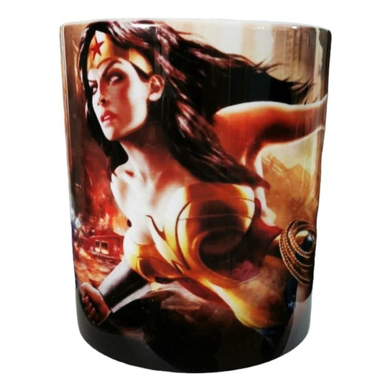 Taza Cup La Mujer Maravilla Wonder Woman Ideal Para Regalo