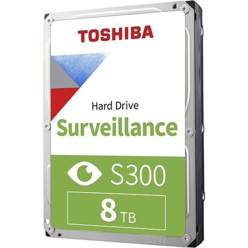 Disco Duro Interno Toshiba S300 Surveillance 8 Tb 3.5 PuLG Color Plateado