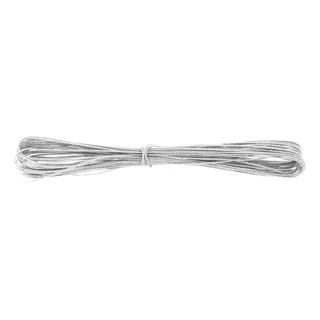 Arame Encapado Galvanizado P/ Artesanato- Branco- Nº22 - 10m