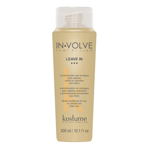 Acondicionador Kostume In-volve Semi Di Lino Leave In 300ml