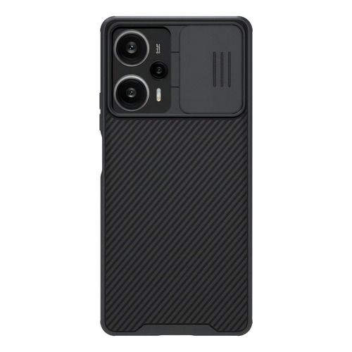 Funda Xiaomi Protector Camara Nillkin + Cristal Templado Color Negro Poco F5 5g / Redmi Note 12 Turbo