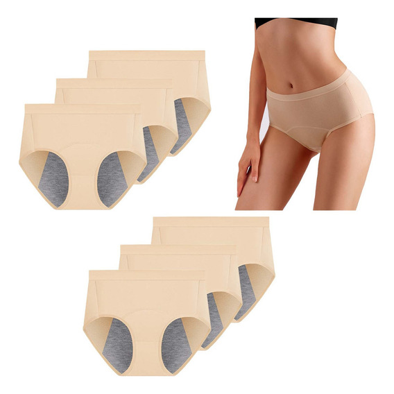 L Pantalones De Protección Menstrual De Algodón Puro De