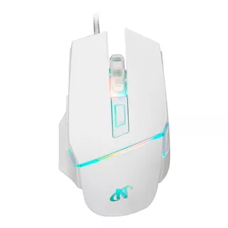 Mouse Gamer Nisuta Usb 6d 6400 Dpi Luz Rgb Ns-mog76 Gaming