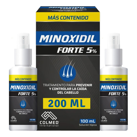 Pack Tratamiento Para 3 Meses Minoxidil Forte Colmed