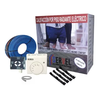 Piso / Losa Radiante Eléctrica Kit Instalación 5 A 7 M2 Tmec