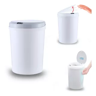 Lixeira De Cozinha Automatica Para Banheiro 12l Usb 5v Touch