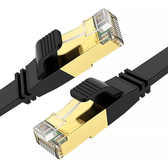 Cable Red Plano Categoria 8 Cat8 Rj45 Ethernet 40gbps 1.8m