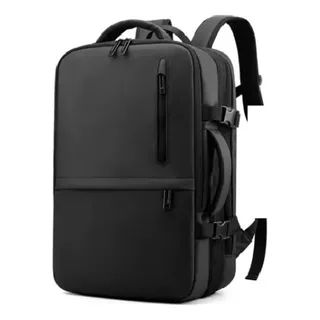 Mochila Para Viagem Multifuncional 40 Litros Mala De Bordo Cor Preto