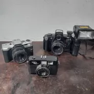 Câmera Fotográfica Lote Com 3 Analógicas Antigas Decoração 