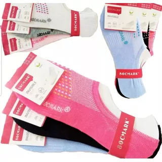 Pack X12 Pares De Medias Invisibles Plantines Silicona Mujer
