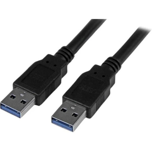 Cable Cruzado Usb Rhino De Macho A Macho 0.5m Rbanda Color Negro