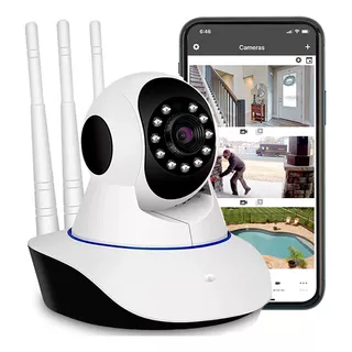 Camara De Seguridad Ip Domo 360 Hd Wifi Sensor Movimiento