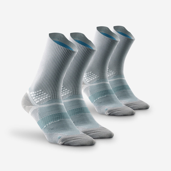 Calcetines Senderismo Mh520 Doble High Gis X2 Pares Quechua