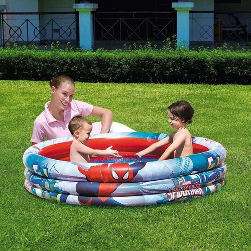 Piscina Inflable Spiderman 200 Lts 122 Cm X 30 Cm