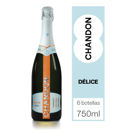 Champagne Chandon Delice X 750cc Caja 6 Botellas