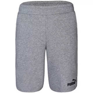 Bermuda Moletom Puma Essentials Shorts 10 Masculino - Cinza