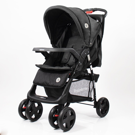 Cochecito Para Bebé Carrito Rainbow Dinamic Color Negro Color del chasis Negro