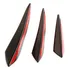Universal Car Body Kits Front Bumper Fin Splitter Spoiler