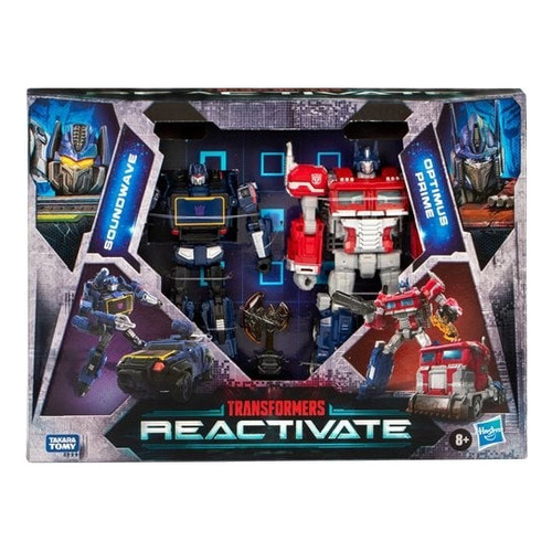Optimus Prime Y Soundwave 2-pack Transformers Reactivate
