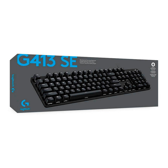 Teclado Gamer Logitech G413 Se Blacklight Mecanical Black