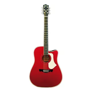 Violão Eletroacústico Tagima Andes Vermelho Cor Candy Apple Satin Fosco Material Do Diapasão Okoume Orientação Da Mão Destro