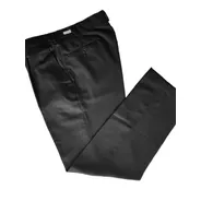 Pantalón De  Vestir Alpaca Para Hombres Negro/gris Oscuro