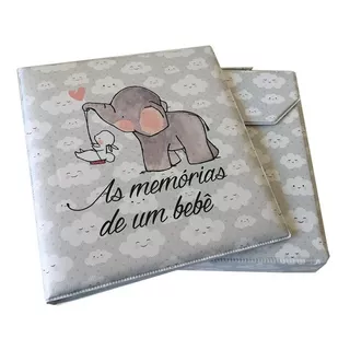 Album Infantil Memórias De Um Bebê P/ 50 Fotos 20x25 -