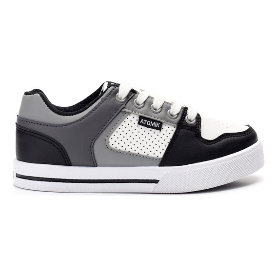 Zapatilla Deportiva Negro/gris Wind Niños Atomik