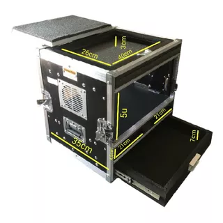 Case Rack Para Xr18 + 2u + 2 Bases + Note Sem Rodas