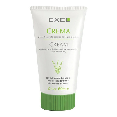 Crema Para Pieles Acneicas Exel Con Extracto Tea Tree Oil 