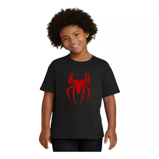 Playera Juvenil Spiderman Super Héroe Hombre Araña M1 Eg