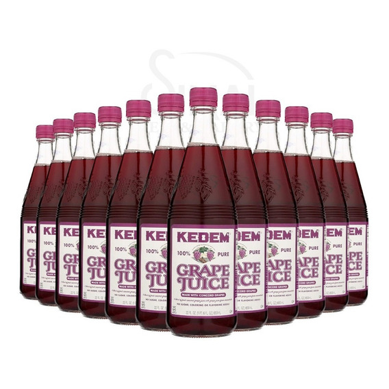 Jugo De Uva Kedem 650 Ml Kosher (caja Con 12 Piezas)