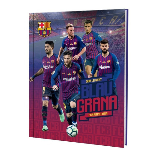 Cuaderno Barcelona Fc 16x21 Escolar T/d X48 Mooving