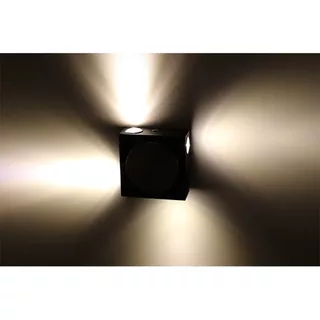 Luminária Arandela - Branco Quente - 4 Watts - Lms-ch-105 Cor Preto 110v/220v (bivolt)