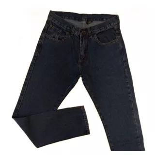 Jeans Hombre Clásicos Rectos En Color Azul. Talles 38 Al 52