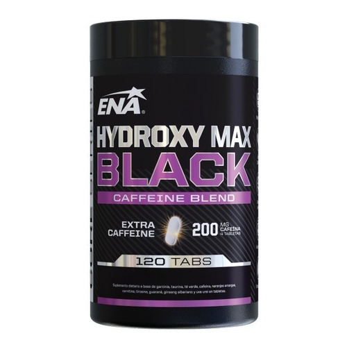 Hydroxy Max Black(120 Tabs) Ena Termogénico Descenso De Peso