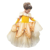 Vestido De Belle Disfraces Para Fiesta De Niñas Princesa Cos