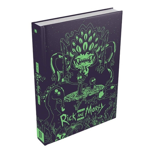 Rick And Morty Libro De Arte Brilla En La Oscuridad Vol.2