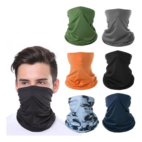 6pzs Bandana Deportiva Antipolvo Protección Ultravioleta